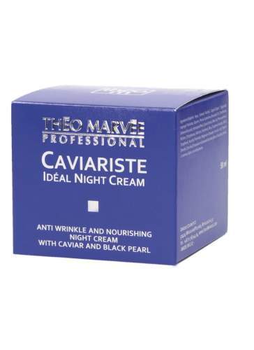Ночной крем для лица Theo Marvee Caviariste Ideal Cream питательный, с икрой и жемчугом, 50 мл