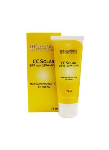 CC-крем Theo Marvee CC Solail SPF 50+, выравнивающий тон, 75 мл