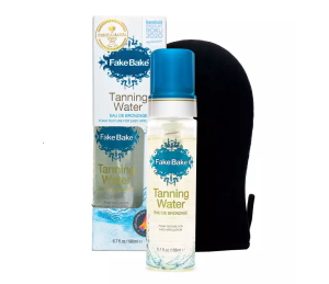 Tanning Water - samoopalacz w piance do aplikacji FakeBake z rękawicą do aplikacji 198 ml