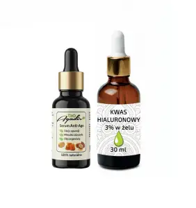 Serum anti-age z opuncją 20 ml + kwas hialuronowy w żelu 30 ml