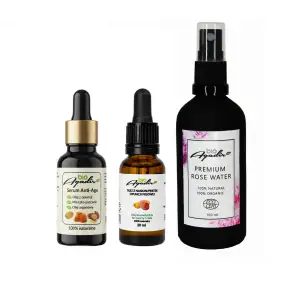 Zestaw Opuncja 20 ml + serum Anti-Age 20 ml + hydrolat różany 100 ml