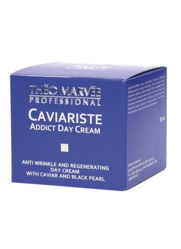 Дневной крем для лица Theo Marvee Caviariste Addict Cream против морщин, с икрой и жемчугом, 50 мл