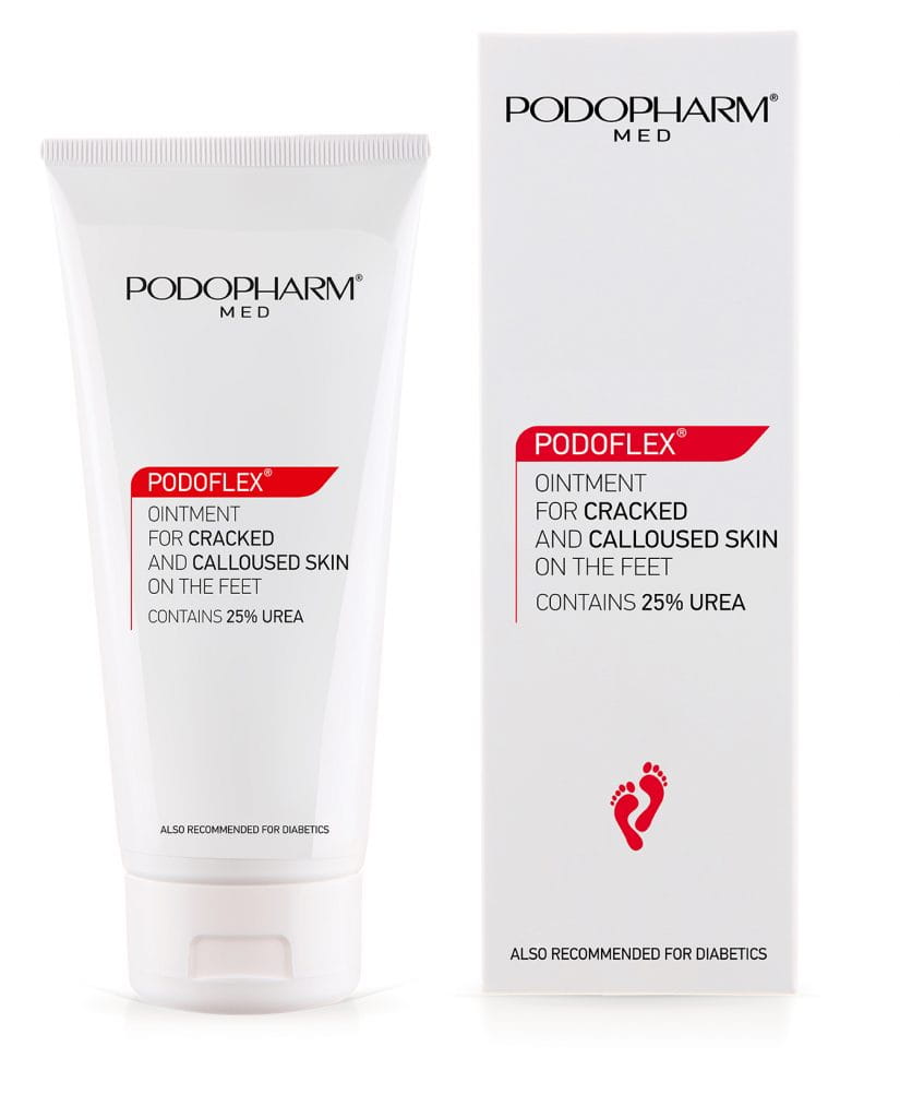 Мазь для стоп Podopharm Podoflex с мочевиной 25%, для сухой кожи с ороговением и трещинами, 100 мл